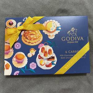 GODIVA ゴディバ アフタヌーン スイーツ カレ アソートメント 6枚入 チョコ　チョコレート 送料無料　送料込