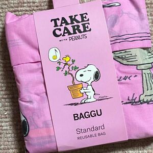 新品　BAGGU エコバッグ　スタンダード　スヌーピー