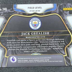 Jack Grealish, Manchester City Field Level Purple /175 2022-23 PANINI SELECT PREMIER LEAGUE SOCCERの画像2