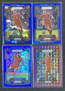 【Liverpool FC】Andy Robertson Blue Ice Prizms /75ほか4枚セット 2023-24 PANINI PRIZM PREMIER LEAGUE SOCCER