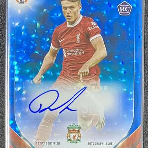 【直筆サイン・RC】Ben Doak Liverpool FC AUTOGRAPHS Icy Blue /99 2023-24 TOPPS UEFA CLUB COMPETITIONS SOCCERの画像1