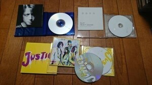 ★☆Ｓ06246　GLAY（グレイ)【JUSTICE】【REVIEW-BEST OF GLAY】【HEAVY GAUGE】　CDアルバムまとめて３枚セット☆★