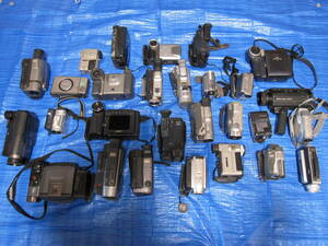 ビデオカメラ 大量 28台 SHARP SONY Panasonic 等 ジャンク品