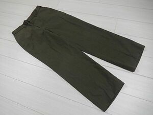 H32 未使用！サイズ33L ◆Trousers Mens Poly/Wool Serge Army Green ◆米軍◆コスプレ！