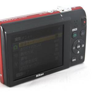 【送料無料】Nikon COOLPIX S5100 レッド コンパクトデジタルカメラ ニコン クールピクス #B24406の画像7