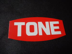 TONE トネ ステッカー 未使用 その② 1枚のみ 擦れや凹みなどあり 当時物 長期保管品 工具 ステッカー 前田金属工業