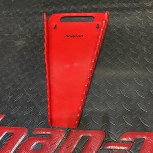 スナップオン ラック ホルダー スパナ メガネ 新品未使用 snap-on 箱 工具 収納 レア 限定 レッド 15本収納