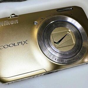 NIKON ニコン COOLPIX S6300 エレガントゴールド コンパクトデジタルカメラ ジャンク品 ＃0030の画像2