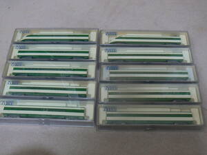  large compilation . Kato made N gauge Shinkansen 200 series together 10 both dead stock goods 