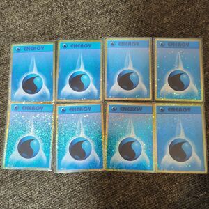 ポケモンカード classic クラシック 基本水エネルギー　８枚セット