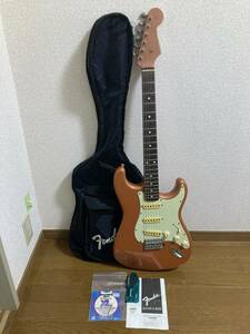 【1円~スタート】Fender Japan 40th Anniversary STRATOCASTER 1994 フェンダー エレキギター ストラトキャスター ソフトケース付【現状品