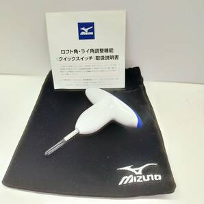 424 送料180円 MIZUNO ミズノ ウッド用トルクレンチ ロフト調整用トルクレンチ キャリーケース/クイックスイッチ取り扱い説明書付きの画像1