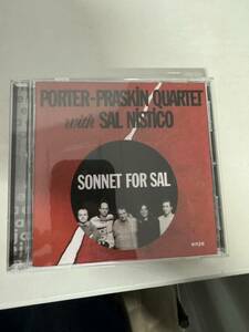 43新入荷中古NICE JAZZ CD♪Sonnet For Sal/Porter Praskin Quartet♪