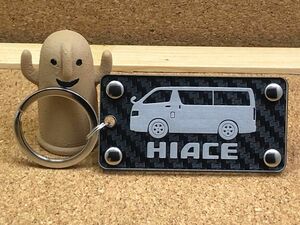 ナンバープレートキーホルダー （HIACE、ハイエース、オリジナル）オリトリ