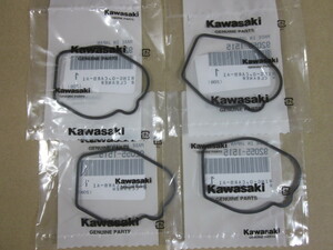 送料無料 New item KawasakiGenuine インテークキャブレターガスケット 4枚set バリオス バリオスⅡ ZR250A ZR250B インテーク部 GK ②