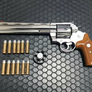 マルシン COLT ANACONDA 44マグナム ８インチ ８ｍｍ カートリッジ スペアカートリッジ ローダー付属 アナコンダの画像1