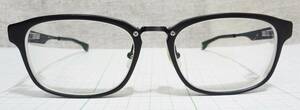 【良品　人気】999.9　フォーナインズ　メガネ　眼鏡　フレーム　M-35　黒　ブラック　53□18　138　日本製