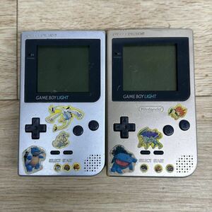 任天堂 ゲームボーイライト MGB-101 GAMEBOY LIGHT 本体 2台セット 動作未確認 ジャンク 【管2809T】