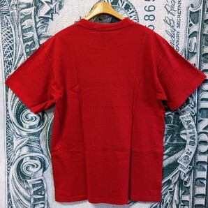 90s USA製 STUSSY ステューシー 半袖プリントTシャツ ヴィンテージ オールド SK8 madeinUSA アメリカ製 赤の画像6