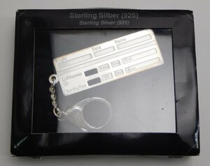 希少 Lufthansa☆ルフトハンザ 銀製キーホルダー Sterling Silver925☆未使用保管品 約51g ネームタグ 航空☆Z0418961