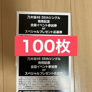 乃木坂46 チャンスは平等　 スペシャルプレゼント応募券　シリアルナンバー