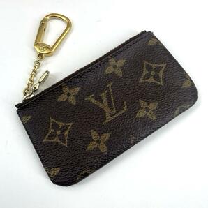 c591真贋済【ルイヴィトン】極美品” LOUIS VUITTON モノグラム ポシェットクレ コインケース M62650 小銭入れ キーケース キーリング ミニの画像2