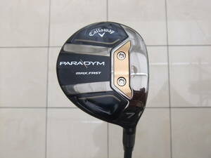 キャロウェイ Callaway◆2023◆PARADYM パラダイム◆マックスファスト◆フェアウェイウッド 7W（22°）Fujikura SPEEDER NX-40-SR 美品