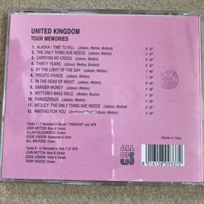 allan holdsworth 大量出品 CD U.K. UK ユーケー tour memory's プレス盤 アラン ホールズワースの画像2