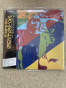 john wetton コート　イン　ザ　クロス　ファイヤー 紙ジャケ　CD シュリンク付　美品　ASIA UK U.K. ユーケー　ジョン　ウェットン　