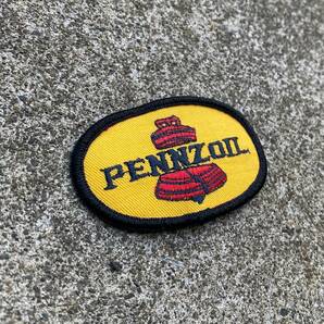 激レア ビンテージ 80’s PENNZOIL ペンゾ オイル ワッペン ハーレー パン ナックル ショベル チョッパー トライアンフ BELL スカイラインの画像1