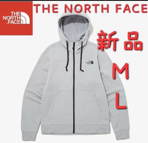 THE NORTH FACE ノースフェイス ジップアップ パーカー ジャケット グレー L