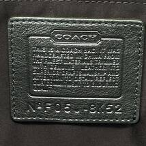 １円〜 ◇希少モデル 美品◇ COACH コーチ スパンコール ハンドバッグ トートバッグ 腕掛け フロントポケット_画像9