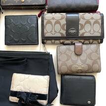 ◇大量出品 売り切り◇ COACH コーチ LOUIS VUITTON ルイヴィトン mila schon ミラショーン など 財布 ポーチ まとめ セット 卸 山_画像4