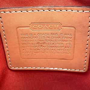 １円〜 ◇格安スタート◇ COACH コーチ ミニショルダーバッグ 斜めかけ ポシェット メンズ レディース ユニセックス キャンバス レザーの画像8