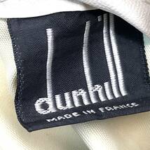 １円〜 ◇大きいサイズ◇ dunhill ダンヒル ナイロン レザー ボストンバッグ 旅行かばん トラベルバッグ 大容量 メンズ ブラック 黒_画像9