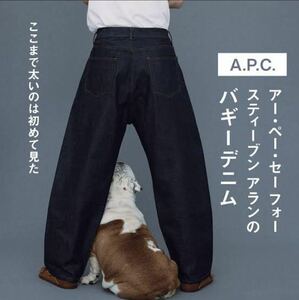 A.P.C. × Steven Alan JEAN 5P BAGGY 34 新品