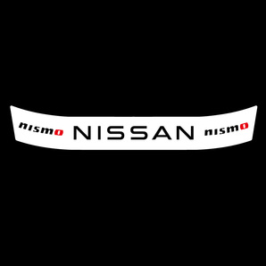 NISSAN NISMO バイザーステッカー アライ4輪用ヘルメット GP-6 GP-6S GP-5 GP-5S SK-6 SK-5 日産 ニスモの画像1