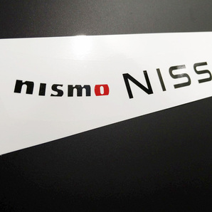 NISSAN NISMO バイザーステッカー アライ4輪用ヘルメット GP-6 GP-6S GP-5 GP-5S SK-6 SK-5 日産 ニスモの画像3