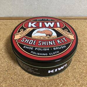 Kiwi 缶入り シューシャインキット 靴磨きセット