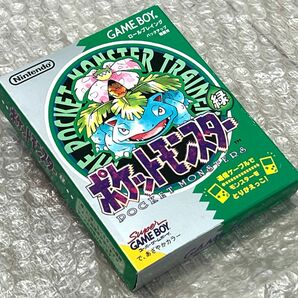 〈良品・箱説マップ付属・動作確認済み〉 GB ゲームボーイ ポケットモンスター緑 GAMEBOY Pokemon Green 初期 初代の画像2