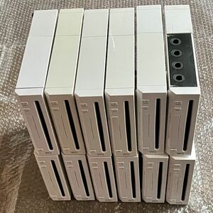 ( present condition goods * electrification verification ) Nintendo Wii body 12 pcs RVL-001 white ( white )NINTENDO we Junk 