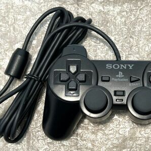 〈現状品・ほぼ未使用・本体極美品〉PS2 プレイステーション2 SCPH-77000 CB チャコールブラック 薄型 本体 プレステ2 PlayStationの画像5