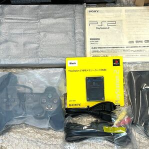 〈本体極美品・動作確認済〉PS2 プレイステーション2 SCPH-79000 CB チャコールブラック 薄型 本体 メモリーカード プレステ2 PlayStation2の画像2