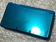 〈一部痛みあり・画面無傷・動作確認済み〉ニンテンドー3DS 本体 アクアブルー NINTENDO 3DS CTR-001_画像3