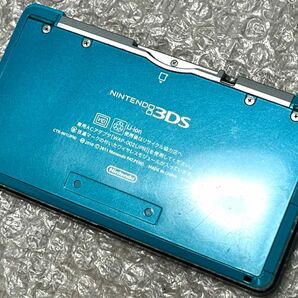 〈一部難あり・動作確認済み〉ニンテンドー3DS 本体 アクアブルー 充電台 NINTENDO 3DS CTR-001の画像5