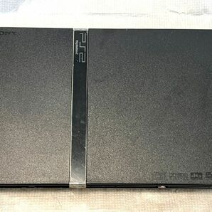 〈本体極美品・動作確認済〉PS2 プレイステーション2 SCPH-79000 CB チャコールブラック 薄型 本体 メモリーカード プレステ2 PlayStation2の画像3