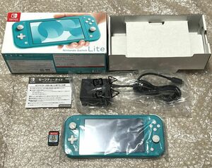 ( condition excellent ) Nintendo switch light body turquoise HDH-001+......meido in wa rio NINTENDO SWITCH Lite