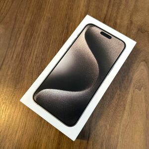 【新品未開封】iPhone 15 Pro MAX ナチュラルチタニウム　512GB Apple Store SIMフリー