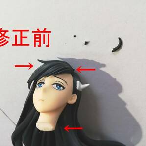 未使用 破損品 ジャンク★新橋のえる BURN THE WITCH ViVignette 1/6 フィギュア★バーンザウィッチ 久保帯人 BLEACH 美少女 訳あり グッズの画像2