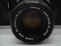 【シャッターOK】Canon キャノン FTb QL 50mm 1:1.8 フィルムカメラ 一眼レフ キングラム[fnk]_画像3